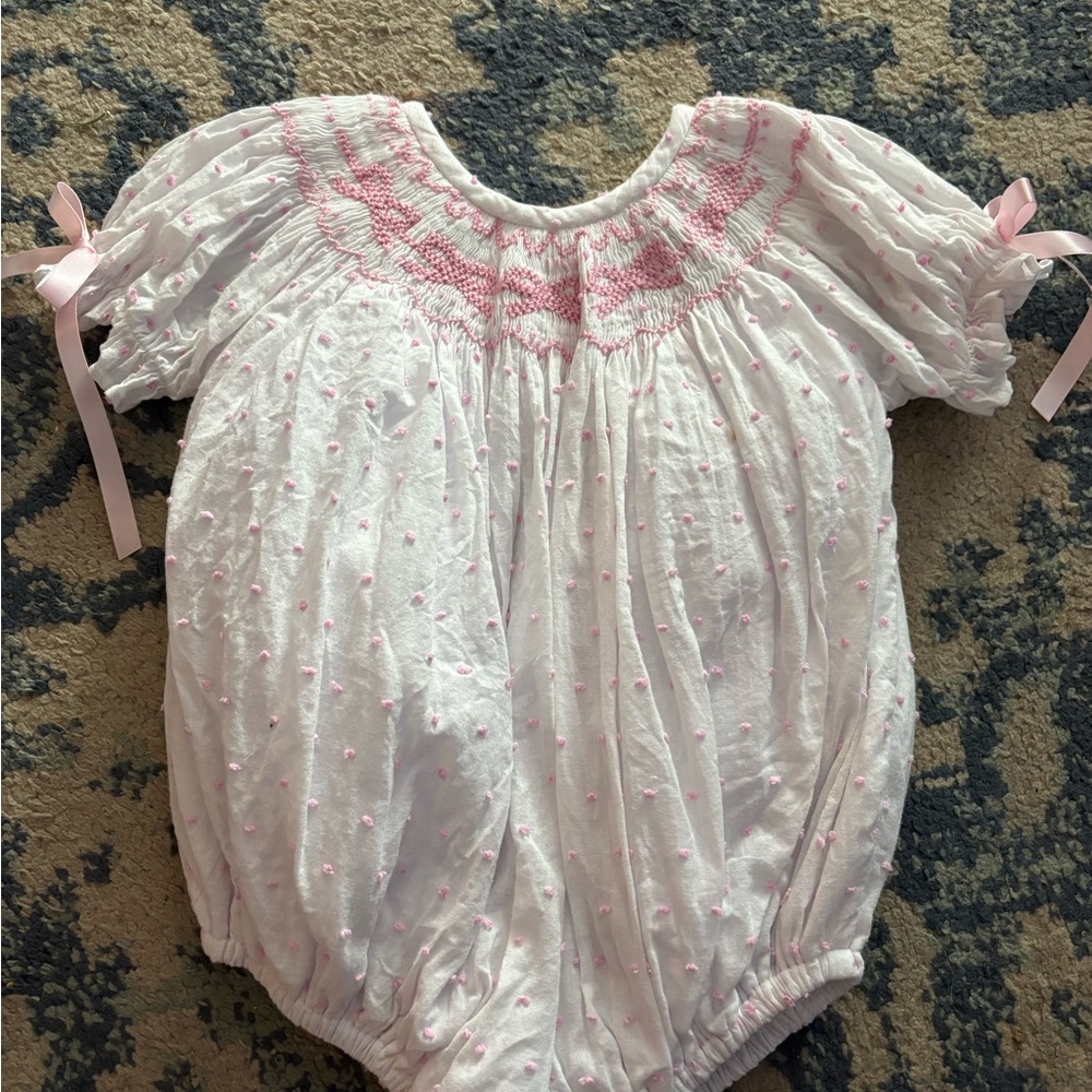 Smocked Flamingo Bodysuit